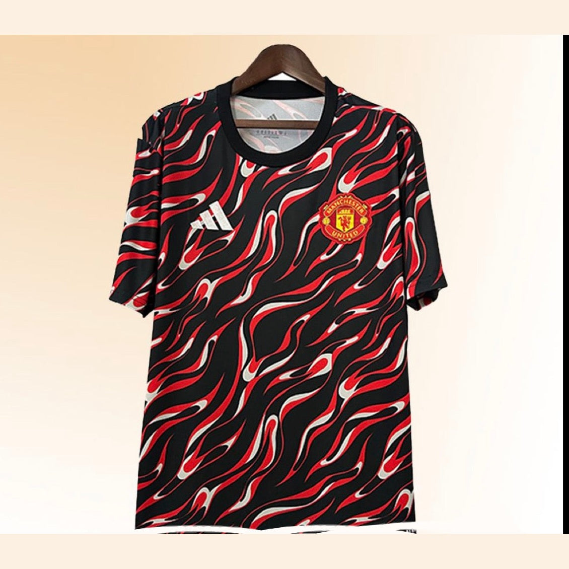 25-26 Manchester United red and black training uniform